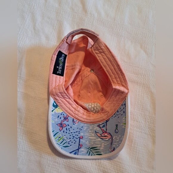 Turtles & Tees girls peach colored cap with adjustable back, VGUC - Picture 3 of 3